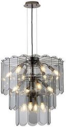 EUROLAMP ΦΩΤΙΣΤΙΚΟ ΚΡΕΜΑΣΤΟ ΓΥΑΛΙ 14ΦΩΤΟ 14ΧΕ14 ΜΑΧ 8W Φ550Χ1500MM ΜΑΥΡΟ ARTE ILLUMINA MIRA