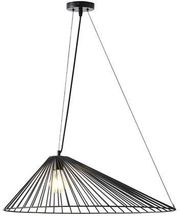 EUROLAMP ΦΩΤΙΣΤΙΚΟ ΚΡΕΜΑΣΤΟ ΜΕΤΑΛΛΟ 1XΕ27 MAX15W 600X390X1300DMM ΜΑΥΡΟ ARTE ILLUMINA RAY