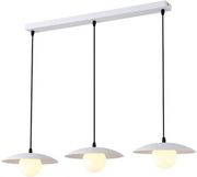 EUROLAMP ΦΩΤΙΣΤΙΚΟ ΚΡΕΜΑΣΤΟ ΜΕΤΑΛΛΟ 3ΦΩΤΟ G9 MAX 7W Φ900MM ΛΕΥΚΟ ARTE ILLUMINA COBA CABANA