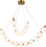 EUROLAMP ΦΩΤΙΣΤΙΚΟ ΚΡΕΜΑΣΤΟ ΜΕΤΑΛΛΟ LED 19W 1170LM 3000K ΜΠΡΟΝΖΕ-ΛΕΥΚΟ ARTE ILLUMINA TREA