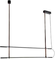 EUROLAMP ΦΩΤΙΣΤΙΚΟ ΚΡΕΜΑΣΤΟ ΜΕΤΑΛΛΟ-ΔΕΡΜΑ LED 2X20W 2460LM 3000K ΜΑΥΡΟ ARTE ILLUMINA LINEA