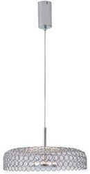 EUROLAMP ΦΩΤΙΣΤΙΚΟ ΚΡΕΜΑΣΤΟ ΜΕΤΑΛΛΟ ΜΟΝΟΦΩΤΟ LED 10W 1080LM 3000K Φ350X1390MM ΑΣΗΜΙ ARTE ILLUMINA