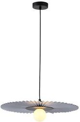 EUROLAMP ΦΩΤΙΣΤΙΚΟ ΚΡΕΜΑΣΤΟ ΜΕΤΑΛΛΟ-ΥΦΑΣΜΑ 1XG9 MAX 10W 480X1000MM ΓΚΡΙ ARTE ILLUMINA PIRUETTE