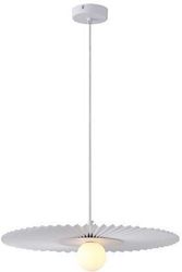 EUROLAMP ΦΩΤΙΣΤΙΚΟ ΚΡΕΜΑΣΤΟ ΜΕΤΑΛΛΟ-ΥΦΑΣΜΑ 1XG9 MAX 10W 480X1000MM ΛΕΥΚΟ ARTE ILLUMINA PIRUETTE