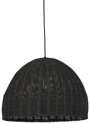 EUROLAMP ΦΩΤΙΣΤΙΚΟ ΚΡΕΜΑΣΤΟ ΜΟΝΟΦΩΤΟ Ε27 MAX 60W D500X350 RATTAN ΜΑΥΡΟ ARTE ILLUMINA KAI