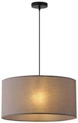 EUROLAMP ΦΩΤΙΣΤΙΚΟ ΚΡΕΜΑΣΤΟ ΥΦΑΣΜΑ 1XΕ27 MAX 40W Φ530X260MM ΓΚΡΙ ARTE ILLUMINA SOHO