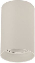 EUROLAMP ΦΩΤΙΣΤΙΚΟ ΟΡΟΦΗΣ ΚΥΛΙΝΔΡΟΣ ΠΛΑΣΤΙΚΟ GU10 Φ80X125 ΛΕΥΚΟ ARTE ILLUMINA