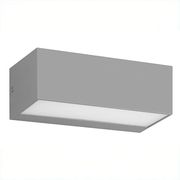 EUROLAMP ΦΩΤΙΣΤΙΚΟ ΤΟΙΧΟΥ LED 12W 230X90X100 3CCT IP65 ΓΚΡΙ ARTE ILLUMINA LIMA
