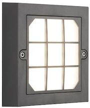 EUROLAMP ΦΩΤΙΣΤΙΚΟ ΤΟΙΧΟΥ LED 6W 135X135X32 3CCT IP65 ΓΚΡΙ ARTE ILLUMINA SENARIO