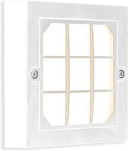 EUROLAMP ΦΩΤΙΣΤΙΚΟ ΤΟΙΧΟΥ LED 6W 135X135X32 3CCT IP65 ΛΕΥΚΟ ARTE ILLUMINA SENARIO