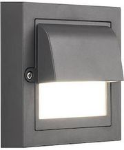 EUROLAMP ΦΩΤΙΣΤΙΚΟ ΤΟΙΧΟΥ LED 6W 135X135X55 3CCT IP65 ΓΡΑΦΙΤΗΣ ARTE ILLUMINA SENARIO