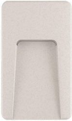 EUROLAMP ΦΩΤΙΣΤΙΚΟ ΤΟΙΧΟΥ SLIM LED 3W IP65 230V 3000K 90X150MM ΛΕΥΚΟ PRO ARTE ILLUMINA