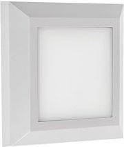 EUROLAMP ΦΩΤΙΣΤΙΚΟ ΤΟΙΧΟΥ SLIM LED 3W IP65 230V 3CCT 125X125MM ΛΕΥΚΟ PRO ARTE ILLUMINA