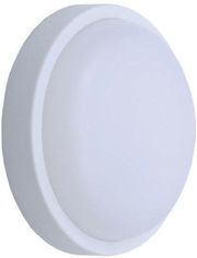EUROLAMP ΦΩΤΙΣΤΙΚΟ ΤΟΙΧΟΥ ΣΤΡΟΓΓΥΛΟ LED 12W Φ170X50 3000K IP54 ΛΕΥΚΟ PLUS ARTE ILLUMINA