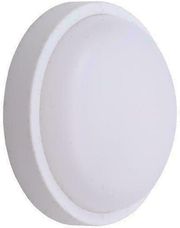 EUROLAMP ΦΩΤΙΣΤΙΚΟ ΤΟΙΧΟΥ ΣΤΡΟΓΓΥΛΟ LED 12W Φ170X50 4000K IP54 ΛΕΥΚΟ PLUS ARTE ILLUMINA