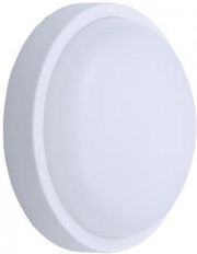 EUROLAMP ΦΩΤΙΣΤΙΚΟ ΤΟΙΧΟΥ ΣΤΡΟΓΓΥΛΟ LED 18W Φ200X55 AC/DC 6500K IP54 ΛΕΥΚΟ PLUS ARTE ILLUMINA