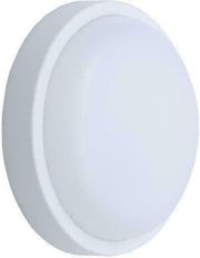 EUROLAMP ΦΩΤΙΣΤΙΚΟ ΤΟΙΧΟΥ ΣΤΡΟΓΓΥΛΟ LED 18W Φ200X55 4000K IP54 ΛΕΥΚΟ PLUS ARTE ILLUMINA