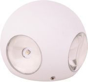 EUROLAMP ΦΩΤΙΣΤΙΚΟ ΤΟΙΧΟΥ ΣΤΡΟΓΓΥΛΟ LED 8W Φ100X94 3000K IP65 ΛΕΥΚΟ PLUS ARTE ILLUMINA