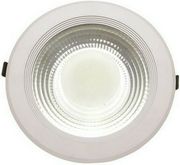 EUROLAMP ΦΩΤΙΣΤΙΚΟ ΧΩΝΕΥΤΟ LED COB Φ220 30W 6500K ΛΕΥΚΟ PLUS