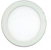 EUROLAMP ΦΩΤΙΣΤΙΚΟ ΧΩΝΕΥΤΟ LED SLIM Φ120 6W 6500K ΛΕΥΚΟ PLUS