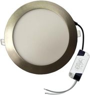 EUROLAMP ΦΩΤΙΣΤΙΚΟ ΧΩΝΕΥΤΟ LED SLIM Φ225 20W 4000K ΣΑΤΙΝΕ VALUE