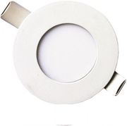 EUROLAMP ΦΩΤΙΣΤΙΚΟ ΧΩΝΕΥΤΟ LED SLIM Φ85 3W 3000K ΛΕΥΚΟ PLUS