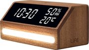 ΞΥΛΙΝΟ ΨΗΦΙΑΚΟ ΘΕΡΜΟΜΕΤΡΟ/ ΥΓΡΟΜΕΤΡΟ LIFE LUNA