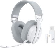 WHITE SHARK 3-IN-1 WIRELESS FOLDABLE GAMING HEADPHONES WGH-2444 FIRECREST WHITE FIRECREST-W