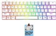 ARMAGGEDDON MECHANICAL KEYBOARD MKA-1C NEX WHITE TACTILE BROWN SWITCH MKA-1C-NEX-WT