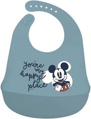 STOR DISNEY: MICKEY MOUSE FULL OF SMILES - TODDLER SILICONE BIB (10429)