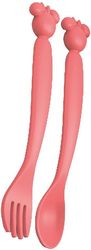 STOR DISNEY: MINNIE MOUSE - TODDLER 2 PCS PP SHAPED CUTLERY SET (13325)