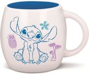 STOR DISNEY: STITCH DRAWING - YOUNG ADULT GLOBE MUG IN GIFT BOX (385ML) (95743)