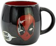 STOR STOR MARVEL: DEADPOOL - YOUNG ADULT GLOBE MUG IN GIFT BOX (385ML) (11962)
