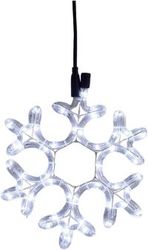 EUROLAMP ΧΙΟΝΟΝΙΦΑΔΑ 2M LED ΦΩΤΟΣΩΛΗΝΑΣ ΜΟΝΟΚΑΝΑΛΟΣ ΛΕΥΚΟ 25X25CM IP44 600-20008