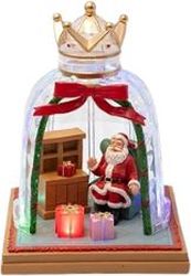 EUROLAMP ΧΡΙΣΤΟΥΓΕΝΝΙΑΤΙΚΗ ΠΑΡΑΣΤΑΣΗ ΣΤΕΜΜΑ ΑΓΙΟΣ ΒΑΣΙΛΗΣ ΦΩΤΙΖΟΜΕΝΟ ΜΠΑΤΑΡΙΑΣ 15.3X21CM 600-48099