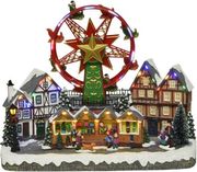 EUROLAMP ΧΡΙΣΤΟΥΓΕΝΝΙΑΤΙΚΗ ΠΛΑΤΕΙΑ ΜΕ ΡΟΔΑ ΜΕΤΑΣΧ/ΣΤΗΣ40X21X31CM 600-48107