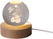 EUROLAMP ΦΩΤΙΖΟΜΕΝΗ ΜΠΑΛΑ 6CM USB 6 ΘΕΡΜΑ ΛΕΥΚΑ SMD LED BΑΣΗ 7CM ΠΡΟΕΚΤΑΣΗ 70CM IP20 600-47056