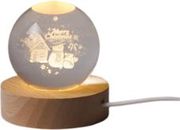 EUROLAMP ΦΩΤΙΖΟΜΕΝΗ ΜΠΑΛΑ 6CM USB 6 ΘΕΡΜΑ ΛΕΥΚΑ SMD LED BΑΣΗ 7CM ΠΡΟΕΚΤΑΣΗ 70CM IP20 600-47060