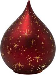 EUROLAMP ΦΩΤΙΖΟΜΕΝΟ ΔΑΚΡΥ ΚΟΚΚΙΝΟ ΜΕ ΑΣΤΕΡΑΚΙΑ 15X15X20CM 600-48114