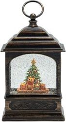 EUROLAMP ΦΑΝΑΡΙ ΜΕ ΑΡΚΟΥΔΑΚΙ ΦΩΤΙΖΟΜΕΝΟ ΜΠΑΤΑΡΙΑΣ TIMER 13.5X7.5X22.5CM 600-48147