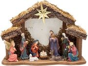 EUROLAMP ΦΑΤΝΗ ΜΕ 9 ΦΙΓΟΥΡΕΣ ΚΑΙ ΑΣΤΕΡΙ ΤΗΣ ΒΗΘΛΕΕΜ 35X12X25CM 600-47729