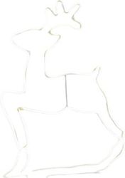 EUROLAMP ΤΑΡΑΝΔΟΣ 3M NEON LED ΦΩΤΟΣΩΛΗΝΑΣ ΜΟΝΟΚΑΝΑΛΟΣ ΛΕΥΚΟ 65X58CM IP44 600-23005