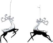 EUROLAMP ΤΑΡΑΝΔΟΣ ΑΚΡΥΛΙΚΟΣ ΑΣΗΜΙ-ΜΑΥΡΟΣ 2 ΣΧΕΔΙΑ 14,5X14CM 600-44675