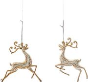 EUROLAMP ΤΑΡΑΝΔΟΣ ΑΚΡΥΛΙΚΟΣ ΛΕΥΚΟΣ ΜΕ ΧΡΥΣΟ 14.5X14CM 600-44668 ΤΥΧΑΙΑ ΕΠΙΛΟΓΗ