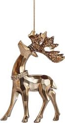 EUROLAMP ΤΑΡΑΝΔΟΣ ΑΚΡΥΛΙΚΟΣ ΜΑΤ ΚΑΦΕ ΜΕ GLITTER 7X11.6CM 600-44651