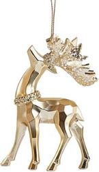 EUROLAMP ΤΑΡΑΝΔΟΣ ΑΚΡΥΛΙΚΟΣ ΜΑΤ ΧΡΥΣΟ ΜΕ GLITTER 7X11.6CM 600-44650