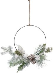 EUROLAMP ΣΤΕΦΑΝΑΚΙ ΜΕ ΚΡΙΚΟ ΚΑΙ ΛΕΥΚΑ ΔΙΑΚΟΣΜΗΤΙΚΑ 40CM 600-45539