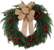 EUROLAMP ΣΤΕΦΑΝΙ ΜΕ ΦΙΟΓΚΟ ΛΙΝΑΤΣΑ 60CM 600-47076