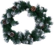 EUROLAMP ΣΤΕΦΑΝΙ ΜΕ ΧΙΟΝΙΣΜΕΝΟ ΜΕ ΚΟΥΚΟΥΝΑΡΙΑ 50CM 600-30634