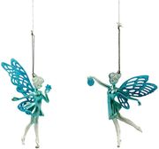 EUROLAMP ΝΕΡΑΙΔΑ ΑΚΡΥΛΙΚΗ 2 ΣΧΕΔΙΑ ΜΕ ΓΑΛΑΖΙΟ GLITTER 8,8X15,2CM 600-44623